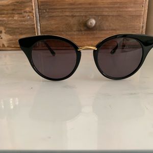 DITA Reckless Black & Gold Sunglasses